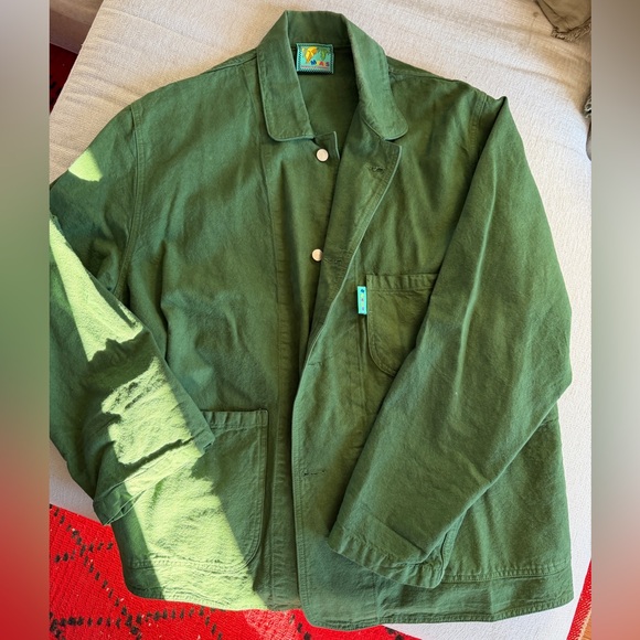 Meals Forager Coat in Kale Green - Picture 7 of 13